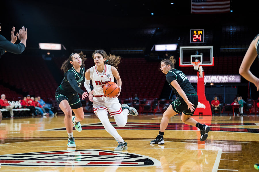 Miami Fights Through Illness to Defeat EMU 68-45